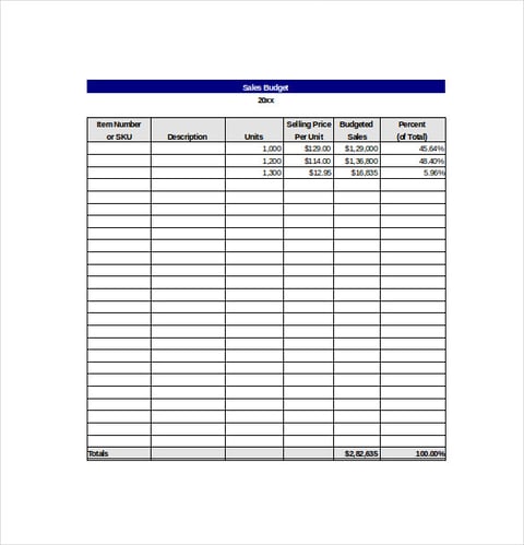 sales goal tracking template from template.net